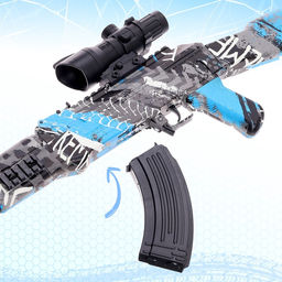 Автомат АК-47, работает от аккумулятора, стреляет гелевыми пульками - Simaland фото 13