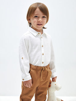 Uzun Kollu Basic Erkek Bebek G?mlek