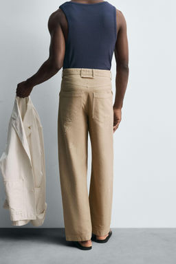 LIMITED EDITION PAINT SPLATTER TROUSERS - Zara фото 3