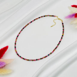 Колье из Турмалина микс 42 см +