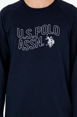 Мужской темно-синий пижамный комплект Неожиданная скидка в корзине - U.s. polo assn фото 5