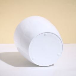 Цена за 2 шт. Кашпо для цветов, d=19 см, 3.5 л, пластик, белое