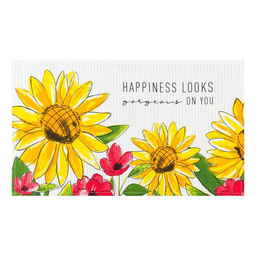 Полотенце кухонное Доляна Happiness looks 35х60 см, 100% хлопок, 160г/м2  фото 2