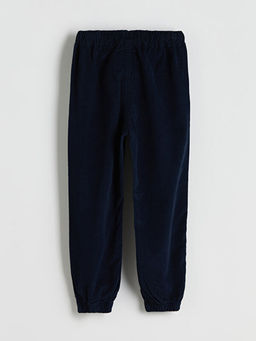 Beli Lastikli Kadife Erkek ?ocuk Jogger Pantolon
