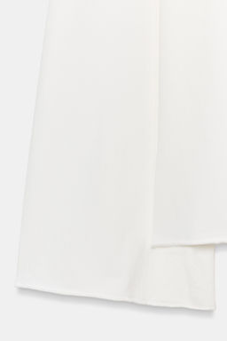 CAMISETA MANGA LARGA ALGOD?N / Blanco - Zara фото 7