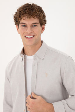 Мужская рубашка с длинным рукавом Stone - U.s. polo assn фото 2