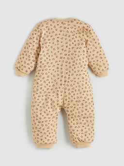 2.5 Tog Bisiklet Yaka Uzun Kollu K?z Bebek Tulum