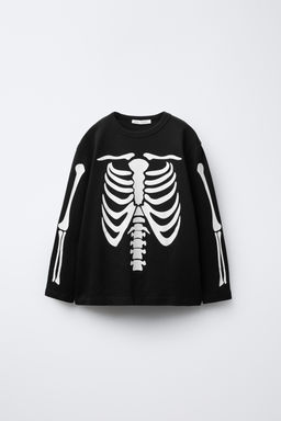 6-14 YEARS/ GLOW-IN-THE-DARK SKELETON PYJAMAS - Zara фото 2