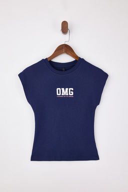 Siyah Fitted/Vucuda Oturan Ay Kol K?sa Kollu Pamuk Ribana Orme T-Shirt TWOSS26TS00020 - Trendyolmilla фото 7