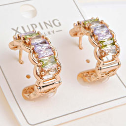 XUPING Серьги с замком кольцо арт. 18 1026 (id 278358)