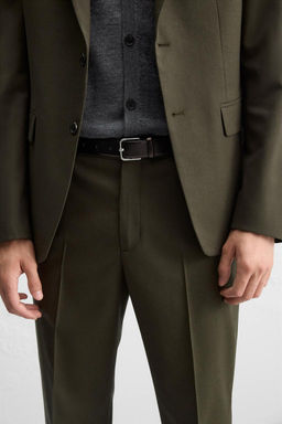 TEXTURED SUIT TROUSERS - Zara фото 3