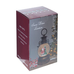 Изделие декоративное "Фонарь" (подсвет, муз, вьюга, 3хААА н/п +USB), D10 см, L11 W11 H24 см
