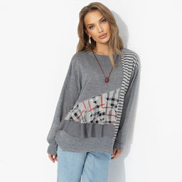 Свитшот комбинированный, Выбираю себя (стайл) - Charutti фото 14