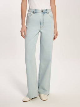 CONTE CON-784 Джинсы wide leg ULTRA-LONG небесно-голубого цвета light blue
