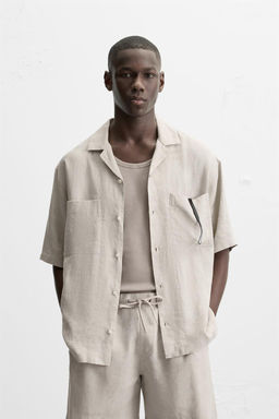 100% LINEN SHIRT - Zara фото 10