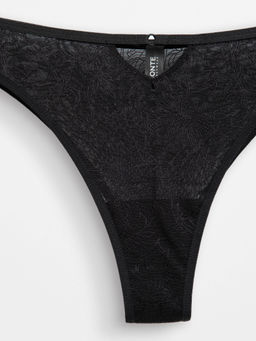 CONTE FLORAL TATTOO LBR 2872 Трусы женские black