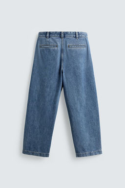 WIDE-FIT PLEATED JEANS - Zara фото 9