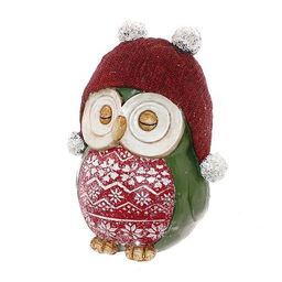Фигурка декоративная "Сова", L13 W10,5 H16,5 см, 2в.