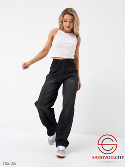 Джинсы багги стрейч женские - Bruno фото 7