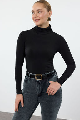 Trendyolmilla Siyah-Siyah Tokal? 2li Paket Deri Gorunumlu TWOAW25KE00002 фото 4