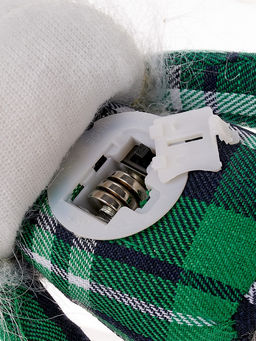 Фигура текстиль «Гном в зелёном» 42 см, 1 LED, от батареек AG13×3, свечение тёплое белое