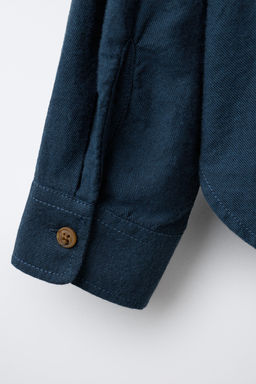 FLANNEL SHIRT WITH POCKET - Zara фото 4