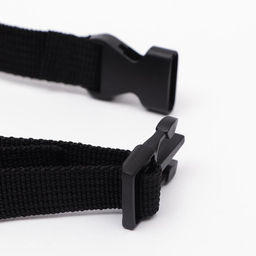 Намордник текстильный, размер 6 (длина по носу 7,3 см, обхват морды 27 см), чёрный - Пижон фото 5