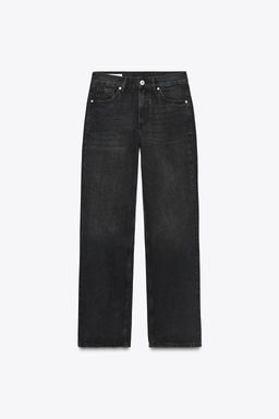 TRF STRAIGHT LOW-RISE JEANS - Zara фото 9