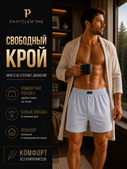 Трусы-боксеры мужские - Pantelemone фото 3