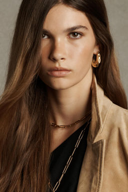 SUEDE LEATHER COAT ZW COLLECTION LIMITED EDITION - Zara фото 3