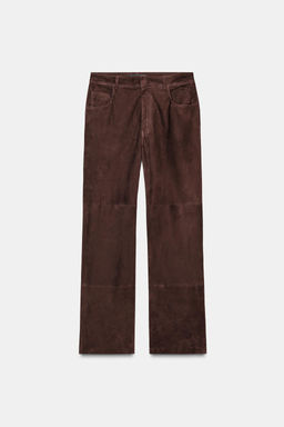 ZW COLLECTION LIMITED EDITION 100% SUEDE TROUSERS