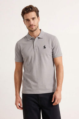 TRENDYOL MAN Gri Regular/Normal Kesim Nak?s Detayl? Polo Yaka T-shirt TMNSS25PO00017 - Trendyolmilla фото 34