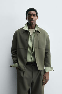 BOXY FIT OVERSHIRT - Zara фото 2