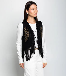 Жилет #КТ9833, чёрный