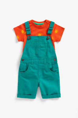Mothercare / Комбинезон и футболка в комплекте