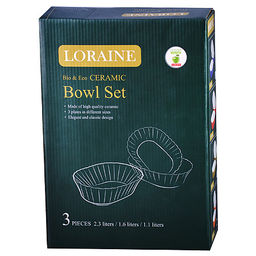 29579 Набор салатниц керамика 3 пр.LR (х6) - Mayer&boch фото 3