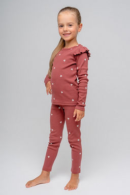 К 1584/шоколадный десерт,сердечки, пижама