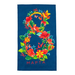 Набор кухонных полотенец Доляна 8 Марта, 35х60см-4шт, 100% хл  фото 6