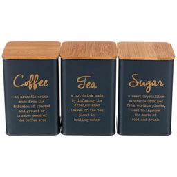 НАБОР ХЛЕБНИЦА 2 в 1 AGNESS NAVY STYLE 6 Л 34*18*12,5 СМ, БАНКА ДЛЯ СЫПУЧИХ 1,1 Л 10*10*14 СМ 3 ШТ  фото 5