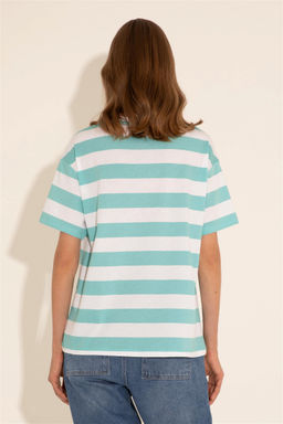 U. S. Polo Assn / Женская мятная футболка с круглым вырезом - U.s. polo assn фото 13