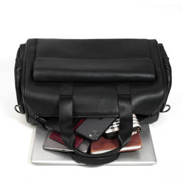 Дорожная сумка, кожа, MIRONPAN 10890 Черный