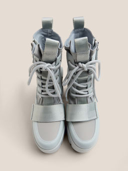 Ботильоны UNITED NUDE Grip Combat Mid Артикул 4638414, светло-серый