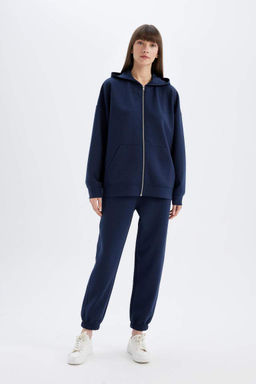 Спортивные брюки из ткани для дайвинга стандартной посадки с карманами - Defacto фото 3