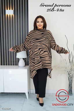 Женская туника с принтом - Bruno фото 4