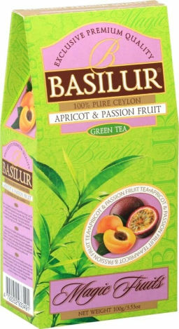 Коллекция Волшебные фрукты /Абрикос и маракуйя / (71312 ) КАРТОН черн. вес 100 г (BASILUR)