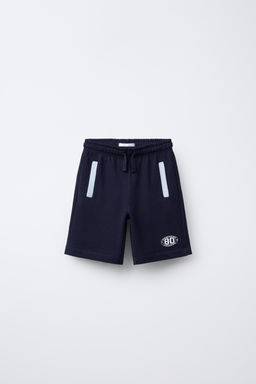 CONTRAST TRIM JOGGING BERMUDA SHORTS