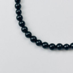 Бусы из Турмалина черного