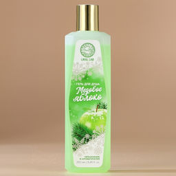 Гель для душа URAL LAB, увлажнение и ароматерапия, медовое яблоко, 250 мл фото 7