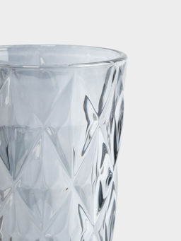 Стакан, 12 см, 340 мл, стекло, серый, Diamond color - Anna lafarg фото 4