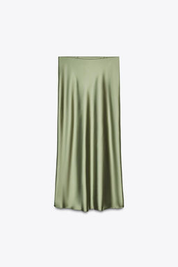 SATIN MIDI SKIRT - Zara фото 33